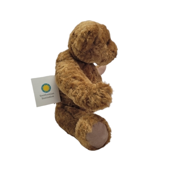 Vintage Smithsonian Institute Plush Jointed Teddy Bear Brown/Tan 16" - Picture 5 of 16